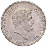 Italian coins;NAPOLI Ferdinando II (1830-1859) Piastra 1846 - Magliocca 554 AG (g 27.47) - BB/BB+;70
