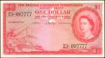 BRITISH CARIBBEAN TERRITORIES. Currency Board of the British Caribbean Territories. 1 Dollar, 1961. 