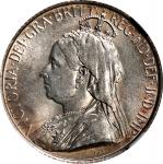 CYPRUS. 4-1/2 Piastres, 1901. London Mint. Victoria. NGC MS-63.