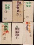 1949年云南银元实寄封一组6件