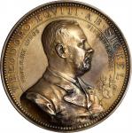 AUSTRIA. Theodor von Sickel Silvered Bronze Medal, 1887. CHOICE UNCIRCULATED.