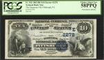 Pittsburgh, Pennsylvania. $10 1882 Date Back. Fr. 542. The Duquesne NB. Charter #2278. PCGS Choice A