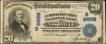 Nashville, Tennessee. $20 1902. Fr. 653. The Cumberland Valley NB. Charter #9659. Very Fine.