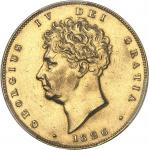 GRANDE-BRETAGNE - UNITED KINGDOMGeorges IV (1820-1830). 2 souverains (2 pounds), Flan bruni (PROOF) 