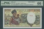 Banque Nationale, Djibouti, specimen 10.000 Francs, ND (1984), serial number S.001 00000 019, (Pick 