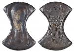 元代“李伯海记”十二两银铤一枚，重量：423.4克