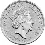 2023 Royal Succession Silver 1 Ounce Britannia, #10 to Last Coin Struck Under Queen Elizabeth II. As