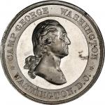 1887 Camp George Washington / U.S. Capitol medal. Musante GW-1044, Baker-Unlisted. White Metal. SP-6