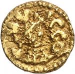 MÉROVINGIENS Quentovic, Dvtta monétaire. Trémissis ND (600-650), Quentovic.