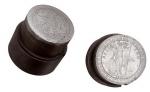 1900年英国贸易银元壹圆钢模正、反各一枚