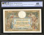 FRANCE. Banque de France. 100 Francs, 1908. P-69. PCGS GSG Choice About New Extremely Fine 40 Detail