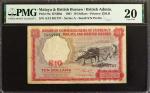 MALAYA AND BRITISH BORNEO. Board of Commissioners of Currency Malaya & British Borneo. 10 Dollars, 1