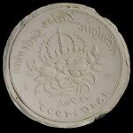 KARL GOETZ MEDALS. Germany. Queen Luise of Prussia Uniface Plaster Cast, 1935. AS ISSUED.