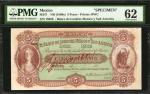 MEXICO. Banco de Londres Mexico y Sud America. 5 Pesos, ND (1800s). P-M247. Specimen. PMG Uncirculat