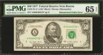 Fr. 2119-A*. 1977 $50 Federal Reserve Star Note. Boston. PMG Gem Uncirculated 65 EPQ. Mismatched Pre