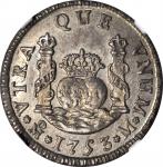 MEXICO. 2 Reales, 1753-Mo M. Mexico City Mint. Ferdinand VI (1746-59). NGC MS-63.