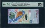 BERMUDA, Bermuda Monetary Authority, a set of notes from the 2009 Issue comprising, $2, blue, $5, re