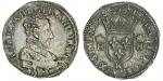 France, Henry II (1547-59), Teston, 1559, Bordeaux, 9.33g, cuirassed bust right, rev. crowned shield