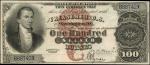 Friedberg 340. 1880 $100  Silver Certificate of Deposit. PMG Choice Extremely Fine 45.