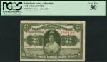 Nederlandsch-Indie Muntbiljet, 2 1/2 gulden, 20 August 1919, serial numbers CP011306, olive green, Q