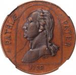 New York--New York. 1860 Woodgate & Co. Miller-NY 972, Musante GW-234, Baker-593A. Copper. Reeded Ed