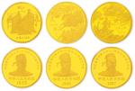 1995、1996、1997年《三国演义》纪念金币1/2盎司一套三枚 NGC PF 69