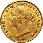 Australia. 1866. Gold. PCGS AU53. EF. Sovereign. Victoria Gold Sovereign