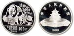 1989年熊猫银币100圆精致12oz银币一枚，NGC PF 67，带证书，敬请预览