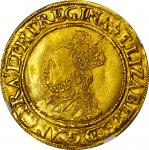 GREAT BRITAIN. 1/2 Pound, ND. Elizabeth I (1558-1603). NGC MS-62.