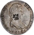 BRITISH HONDURAS. British Honduras - Mexico. Dollar (6 Shillings 1 Penny), ND (1810-20). PCGS EF-45 