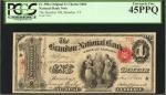 Brandon, Vermont. $1 Original. Fr. 380a. The Brandon NB. Charter #404. PCGS Currency Extremely Fine 