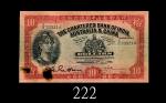 1934年7月印度新金山中国渣打银行拾员老假票。左下有二蚀孔，六七成新1934/07 The Chartered Bank of India, Australia & China $10 Contem