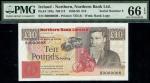 x Northern Bank Limited, Northern Ireland, ｣10, 24 August 1988, serial number B 0000008, brown and r