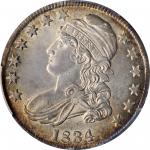 1834 Capped Bust Half Dollar. O-108. Rarity-2. Large Date, Small Letters. MS-63 (PCGS).