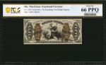 Fr. 1358. 50 Cent. Third Issue. PCGS Banknote Gem Uncirculated 66 PPQ.