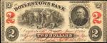 Doylestown, Pennsylvania. Doylestown Bank of Bucks County. June 1, 1861. $2. Very Fine.