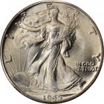 1945-D Walking Liberty Half Dollar. MS-67+ (NGC).