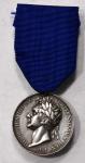 GREAT BRITAIN. George IV Coronation/Buckingham Yeomanry Silver Medal, 1821. VERY FINE Details. Rim B