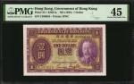 HONG KONG. Government of Hong Kong. 1 Dollar, ND (1935). P-311. PMG Choice Extremely Fine 45.