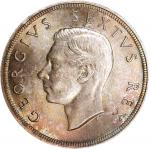 SOUTH AFRICA. 5 Shillings, 1948. Pretoria Mint. George VI. PCGS PROOFLIKE-67.