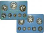 1981年伯利兹精製纪念银币套装一套8枚