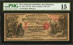 San Francisco, California. $5 1870. Fr. 1136. The First National Gold Bank. Charter #1741. PMG Choic