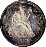 1886 Liberty Seated Dime. Proof-66 (PCGS). CAC.