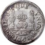 1768-Mo M年墨西哥1R银币，PCGS XF Detail