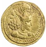 SASANIAN KINGDOM: Shahpur I, 241-272, AV dinar (7.21g), G-21var, SNS type IIc/2b (style-P), standard