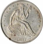 1877-S Liberty Seated Half Dollar. AU Details--Cleaned (PCGS).
