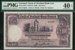 North of Scotland Bank Limited, ｣100, 1 July 1940, serial number EC 0241, purple and pink, Kings Col