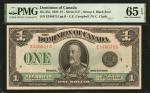 CANADA. Dominion of Canada. 1 Dollar, 1923. DC-25o. PMG Gem Uncirculated 65 EPQ.