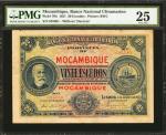 MOZAMBIQUE. Banco Nacional Ultramarino. 20 Escudos, 1921. P-70b. PMG Very Fine 25.