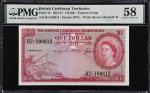 BRITISH CARIBBEAN TERRITORIES. Currency Board of the British Caribbean Territories. 1 Dollar, 1954. 